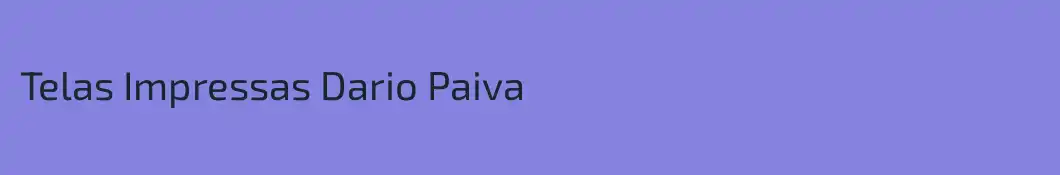 Telas Impressas Dario Paiva
